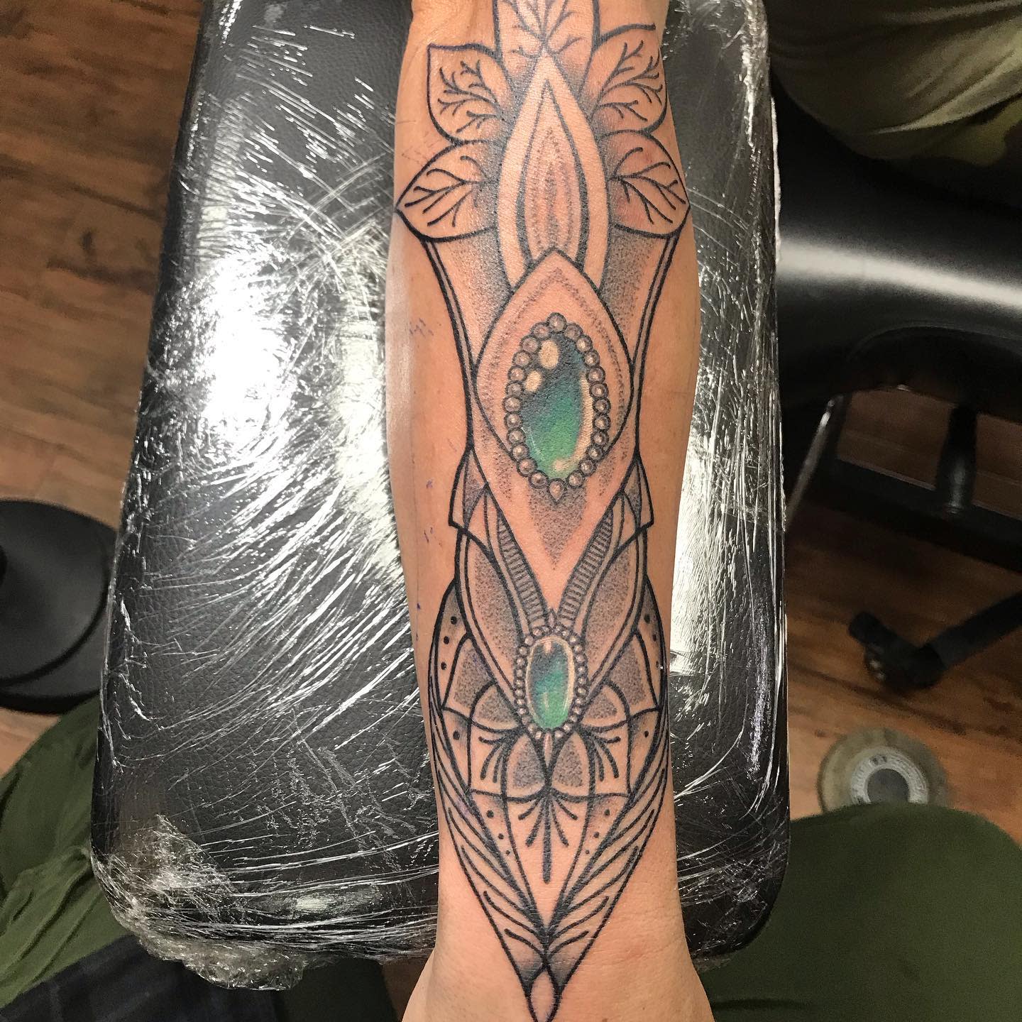 Emerald Tattoo Ideas Reflecting Wealth Power And Renewal